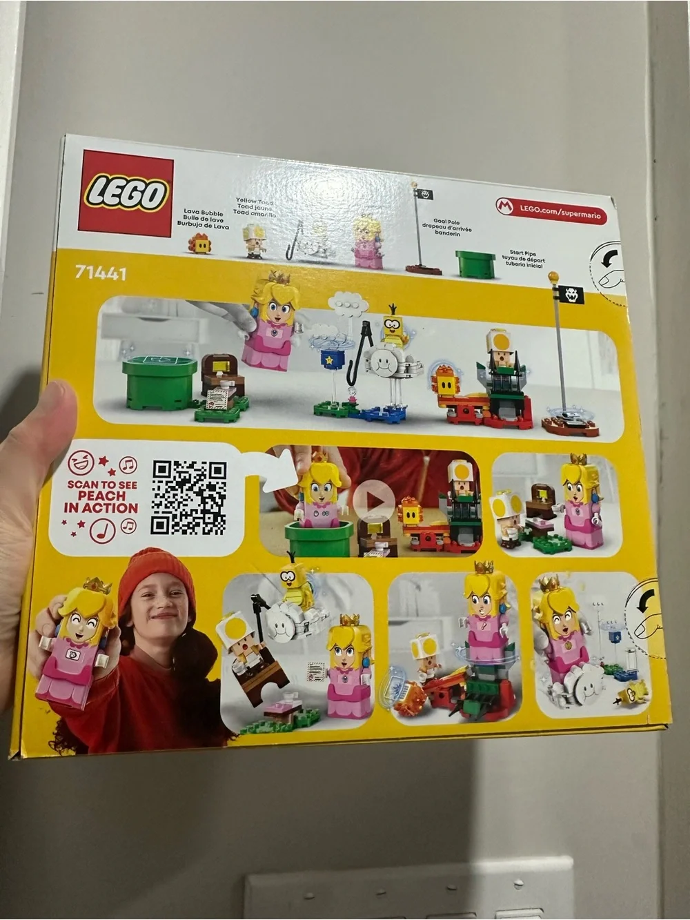 LEGO Super Mario Princess Peach Playset - Pink, Yellow, Blue - Picture 2 of 2